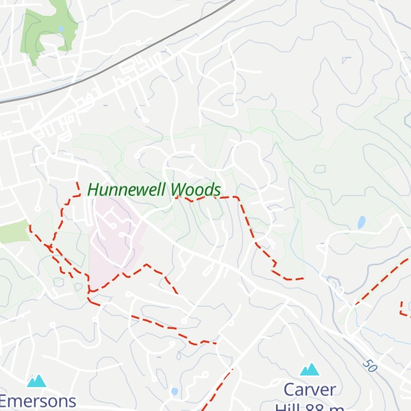Map of Broad Hill