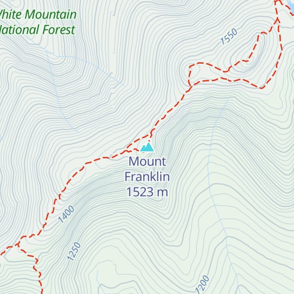 Map of Mount Franklin