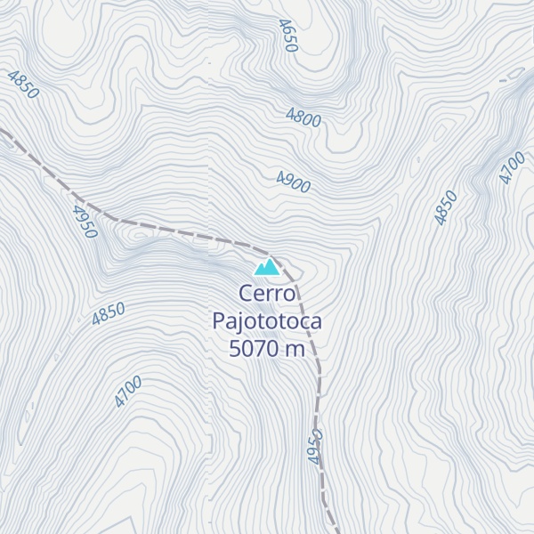 Map of Cerro Pajototoca