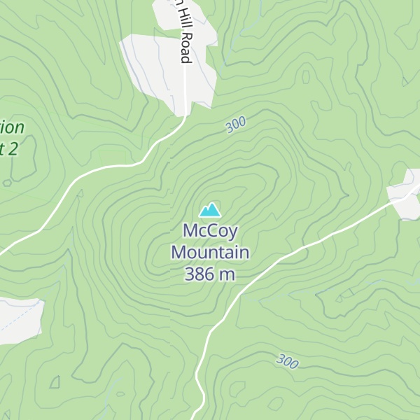Map of McCoy Mountain