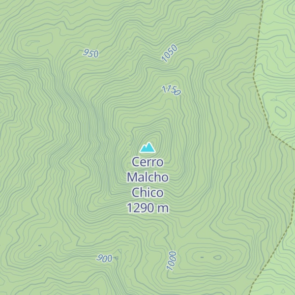 Map of Cerro Malcho Chico