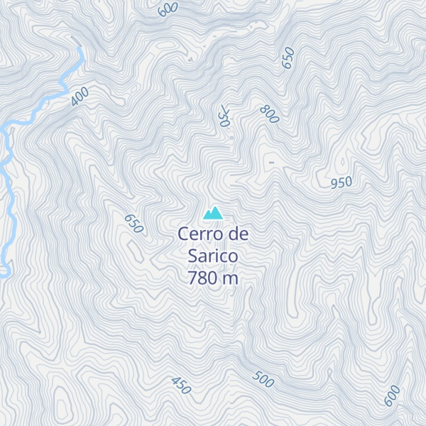 Map of Cerro de Sarico