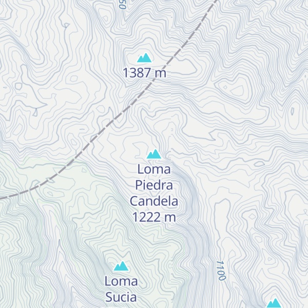 Map of Loma Piedra Candela