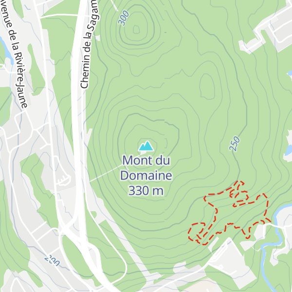 Map of Mont du Domaine