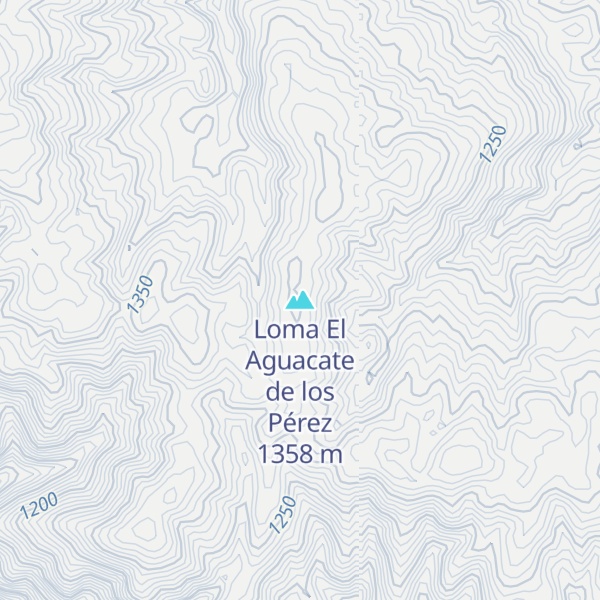 Map of Loma El Aguacate de los Pérez