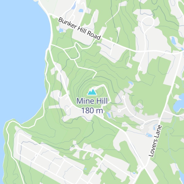Map of Mine Hill