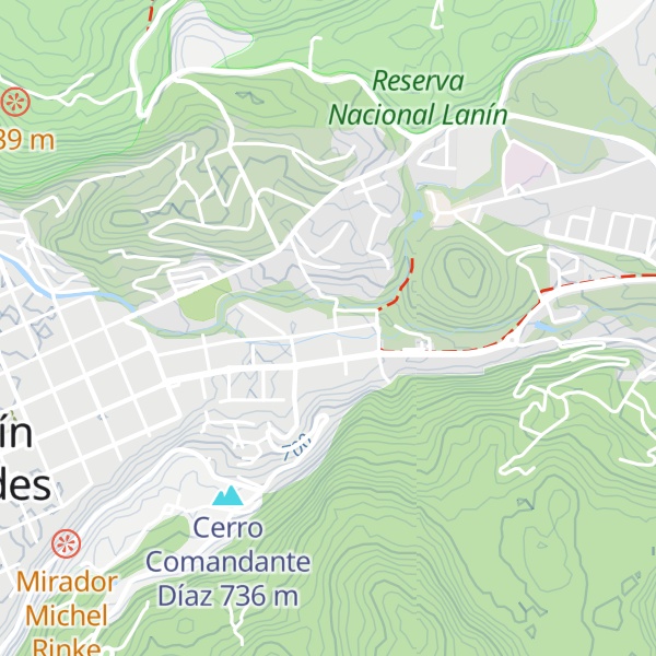 Map of Cabañas Amancay