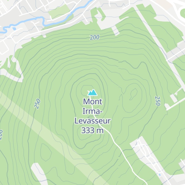 Map of Mont Irma-Levasseur