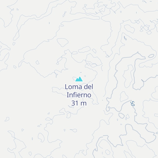 Map of Loma del Infierno