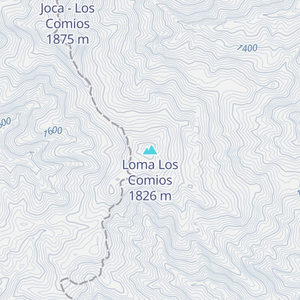 Map of Loma Los Comios
