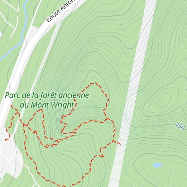 Map of Mont Wright