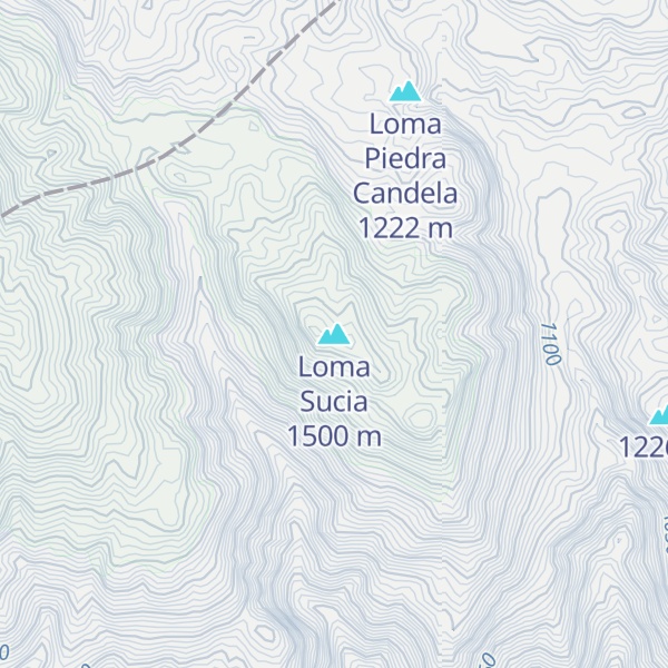 Map of Loma Sucia