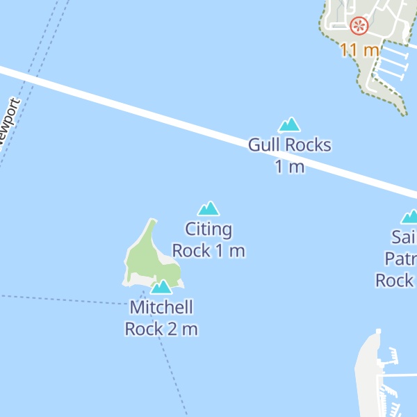 Map of Citing Rock