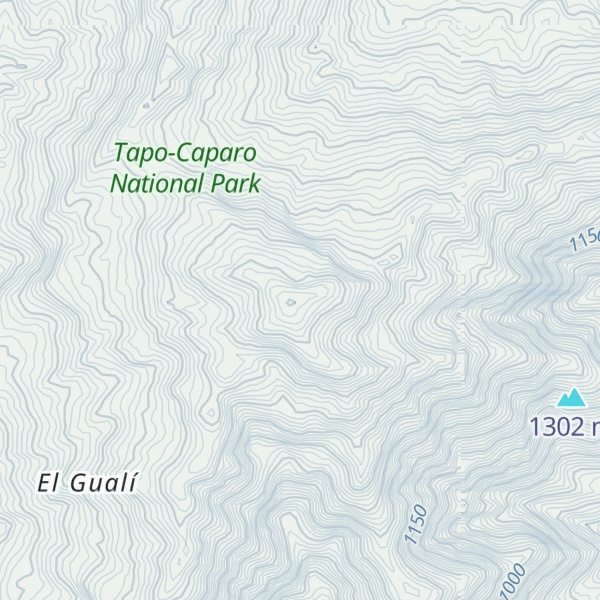 Map of Cerro Gualí