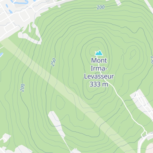 Map of Mont Irma Levasseur