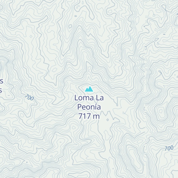 Map of Loma La Peonía