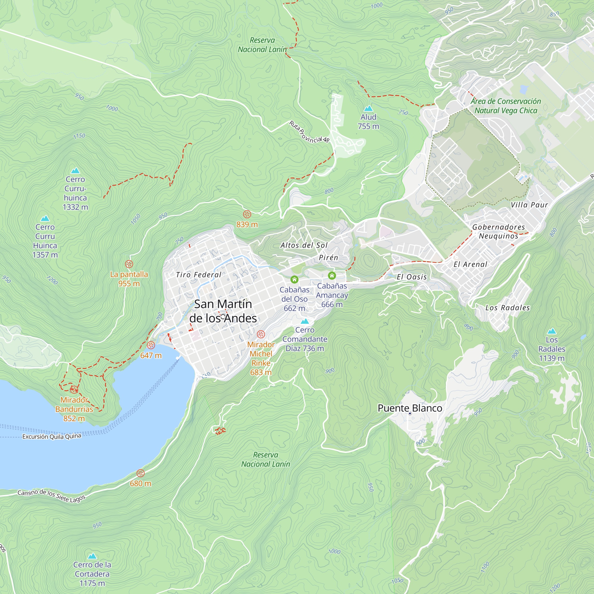 Cabañas Casilda map