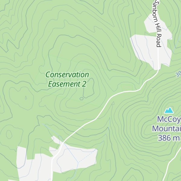 Map of Brush Hill