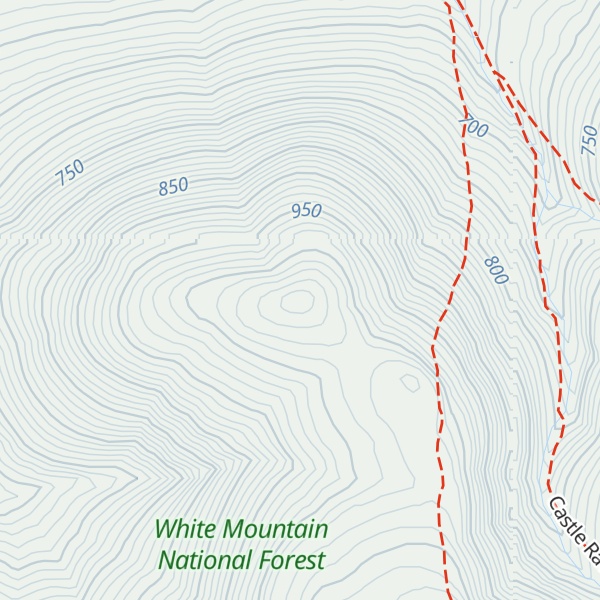 Map of Mount Bowman