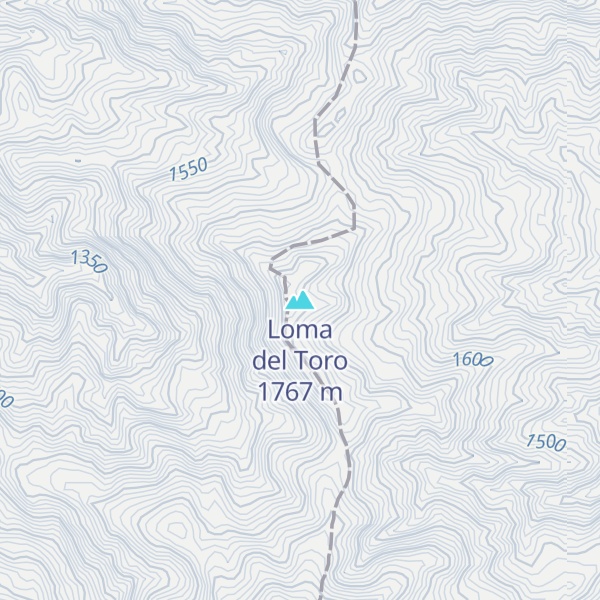 Map of Loma del Toro