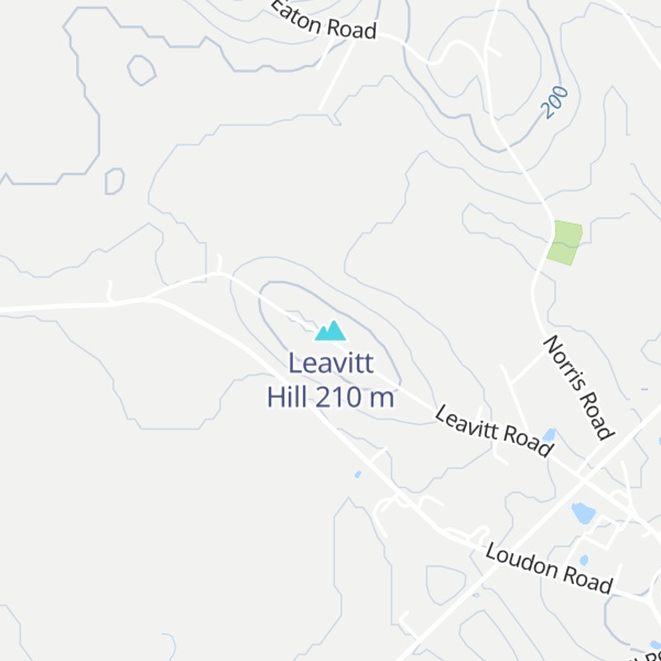 Map of Leavitt Hill