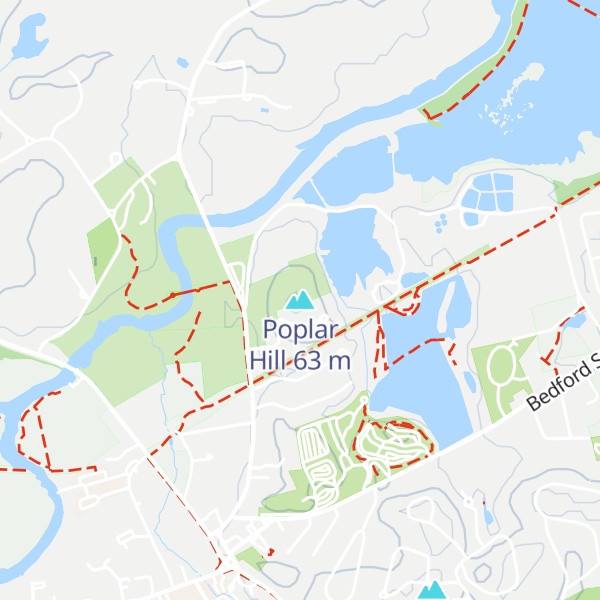 Map of Poplar Hill