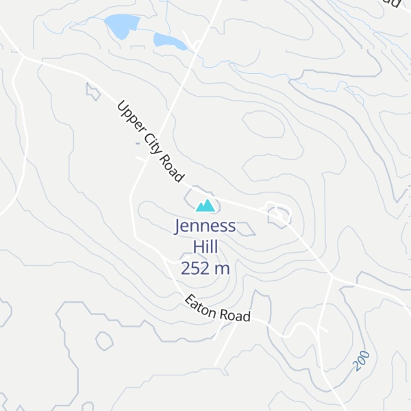 Map of Jenness Hill