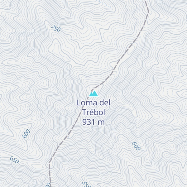 Map of Loma del Trébol