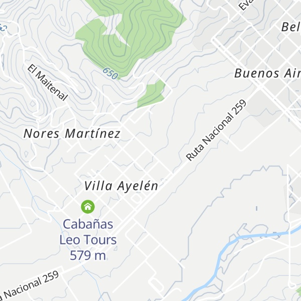 Map of Cabañas Oti