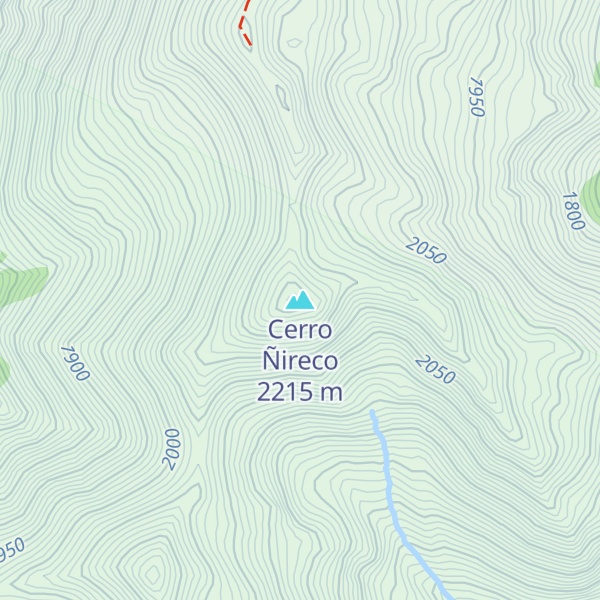 Map of Cerro Ñireco