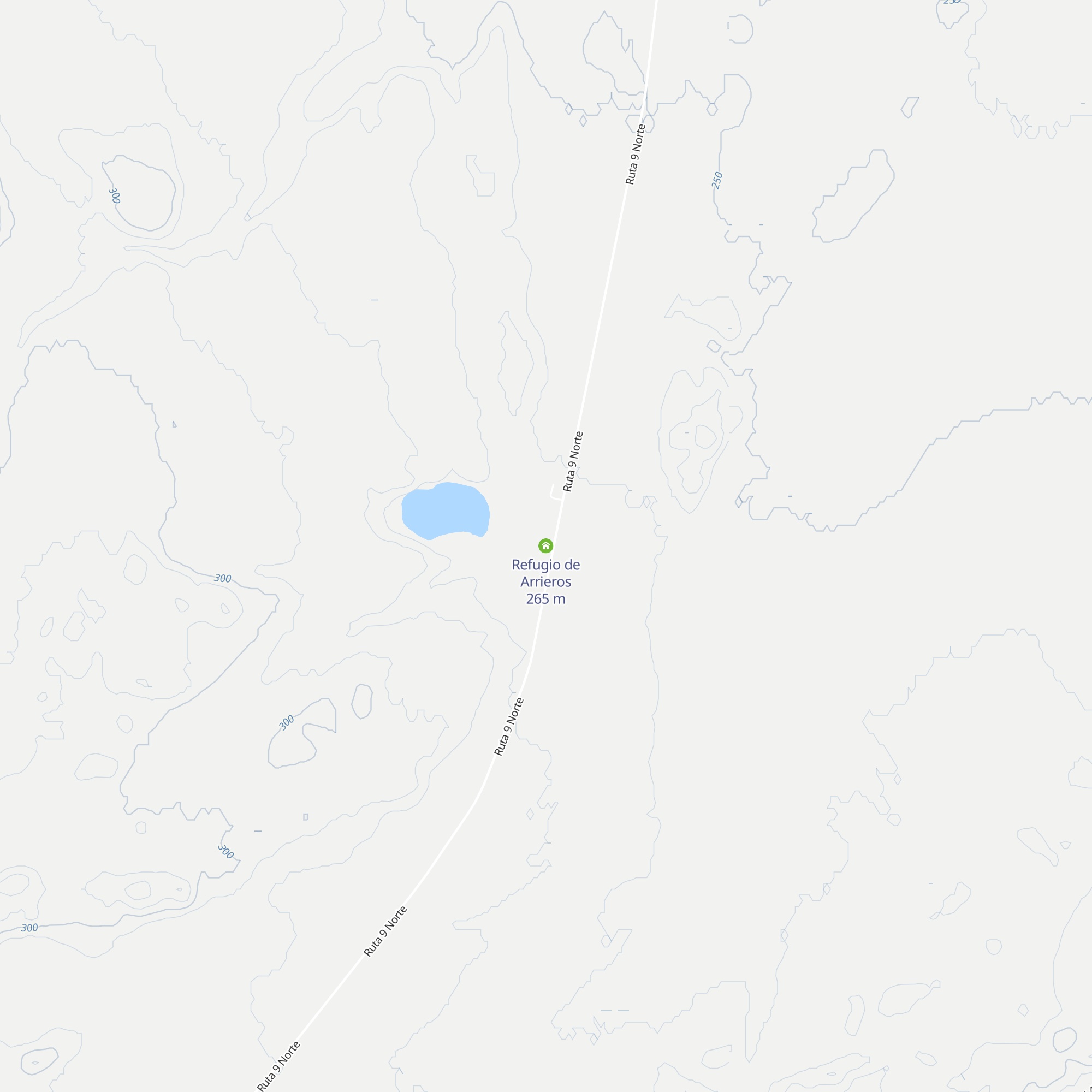 Refugio de Arrieros map