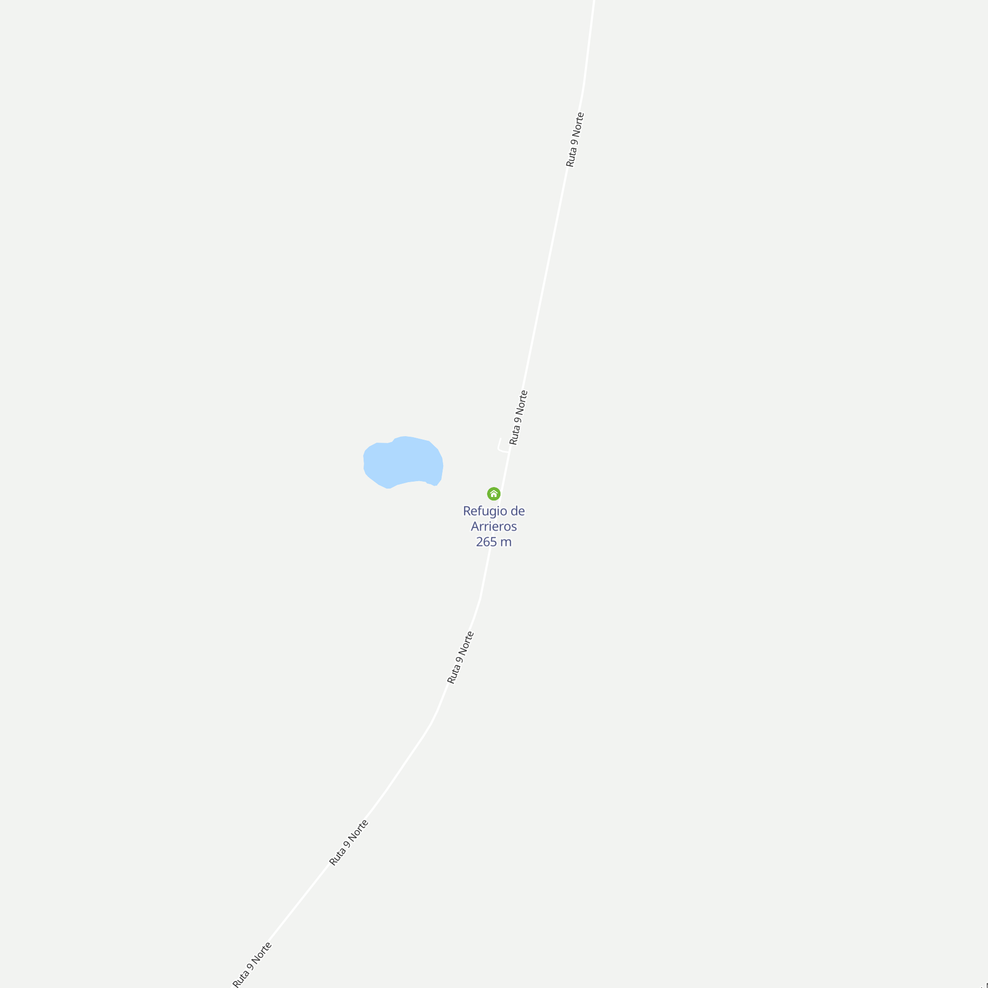Refugio de Arrieros map