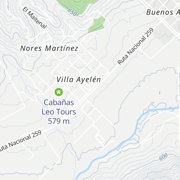 Map of Cabañas Villa Azul