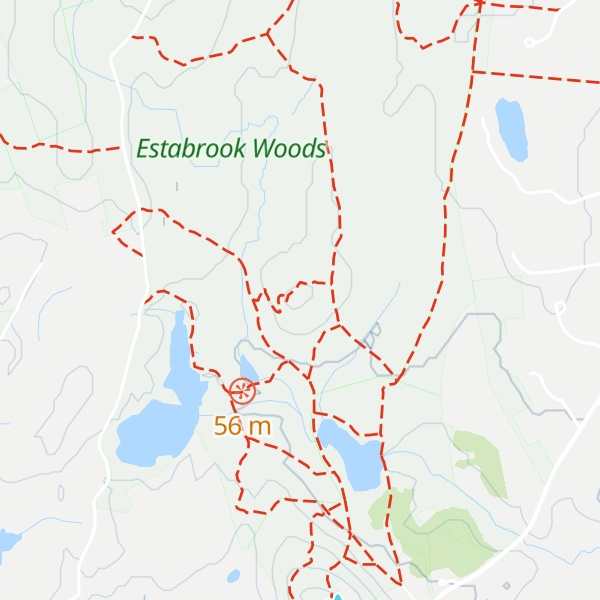 Map of Hubbard Hill