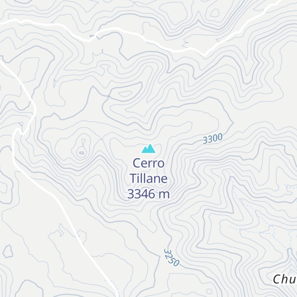 Map of Cerro Tillane