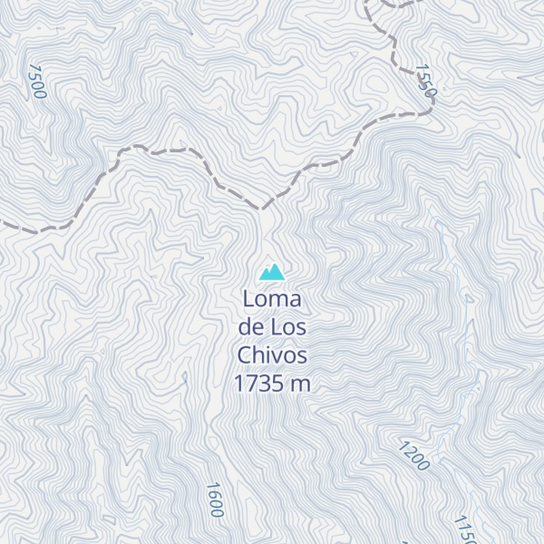 Map of Loma de Los Chivos
