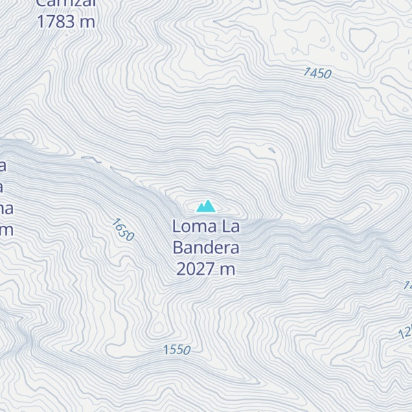 Map of Loma La Bandera