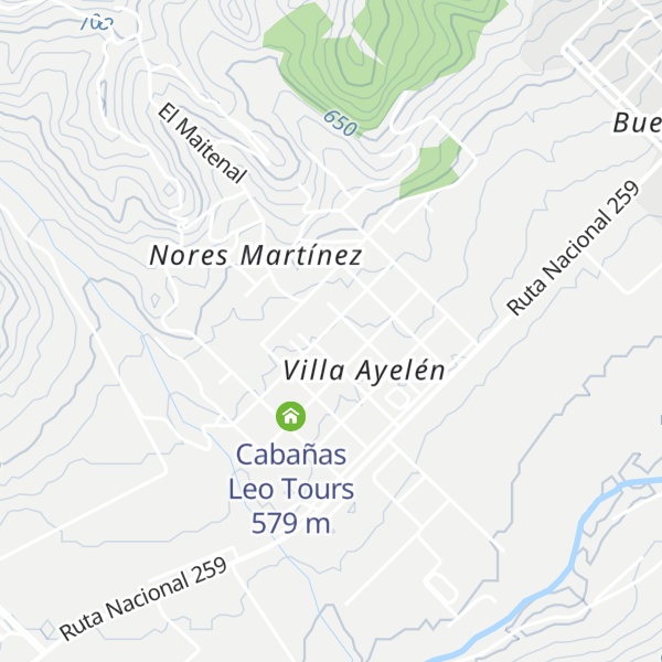Map of Cabañas Dulce Gringa