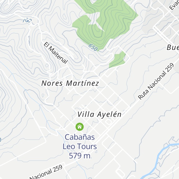 Map of Cabañas Rincón Vasco
