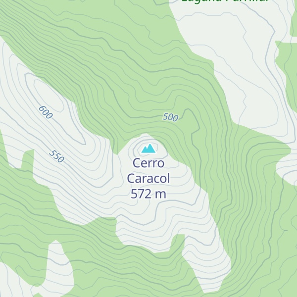 Map of Cerro Caracol