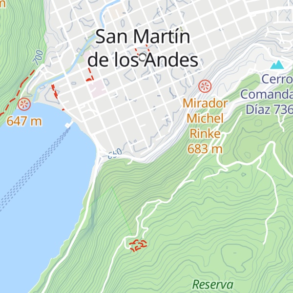 Map of Arique bungalows