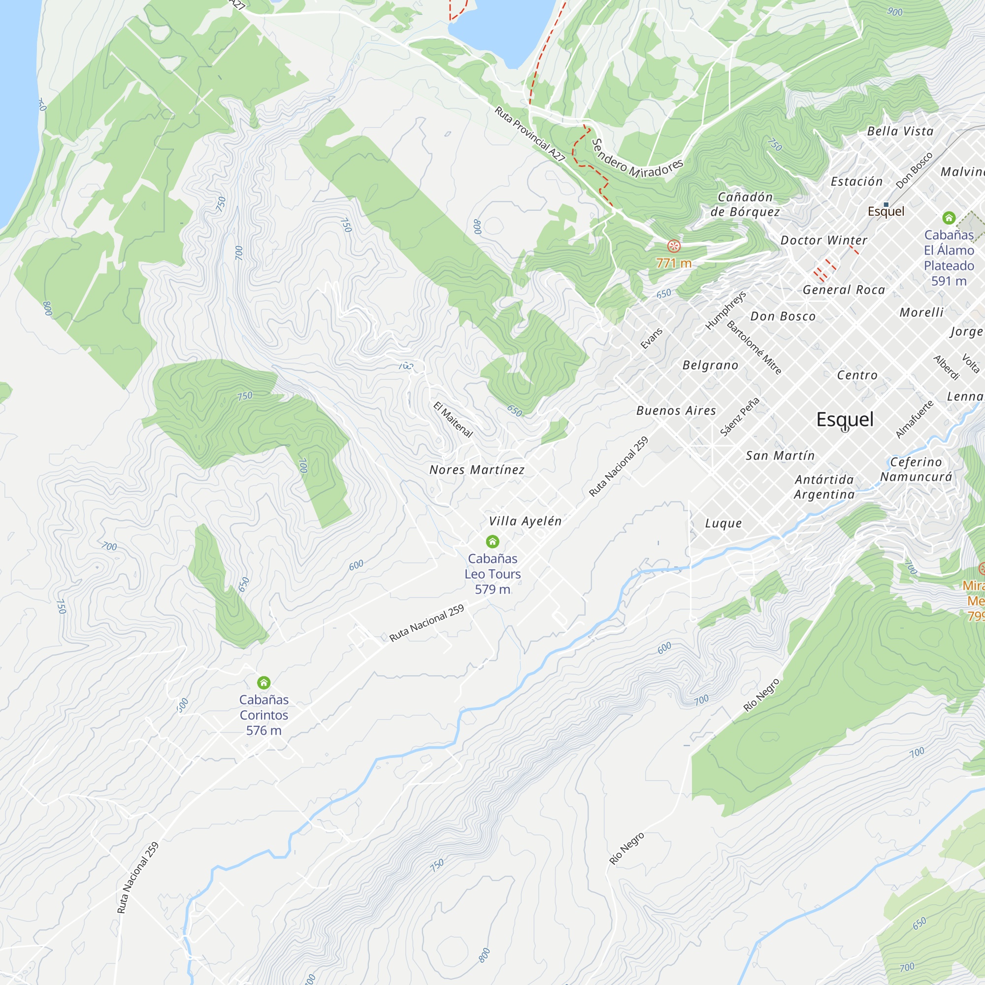 Cabañas Campiña Lituana Olgbrun map