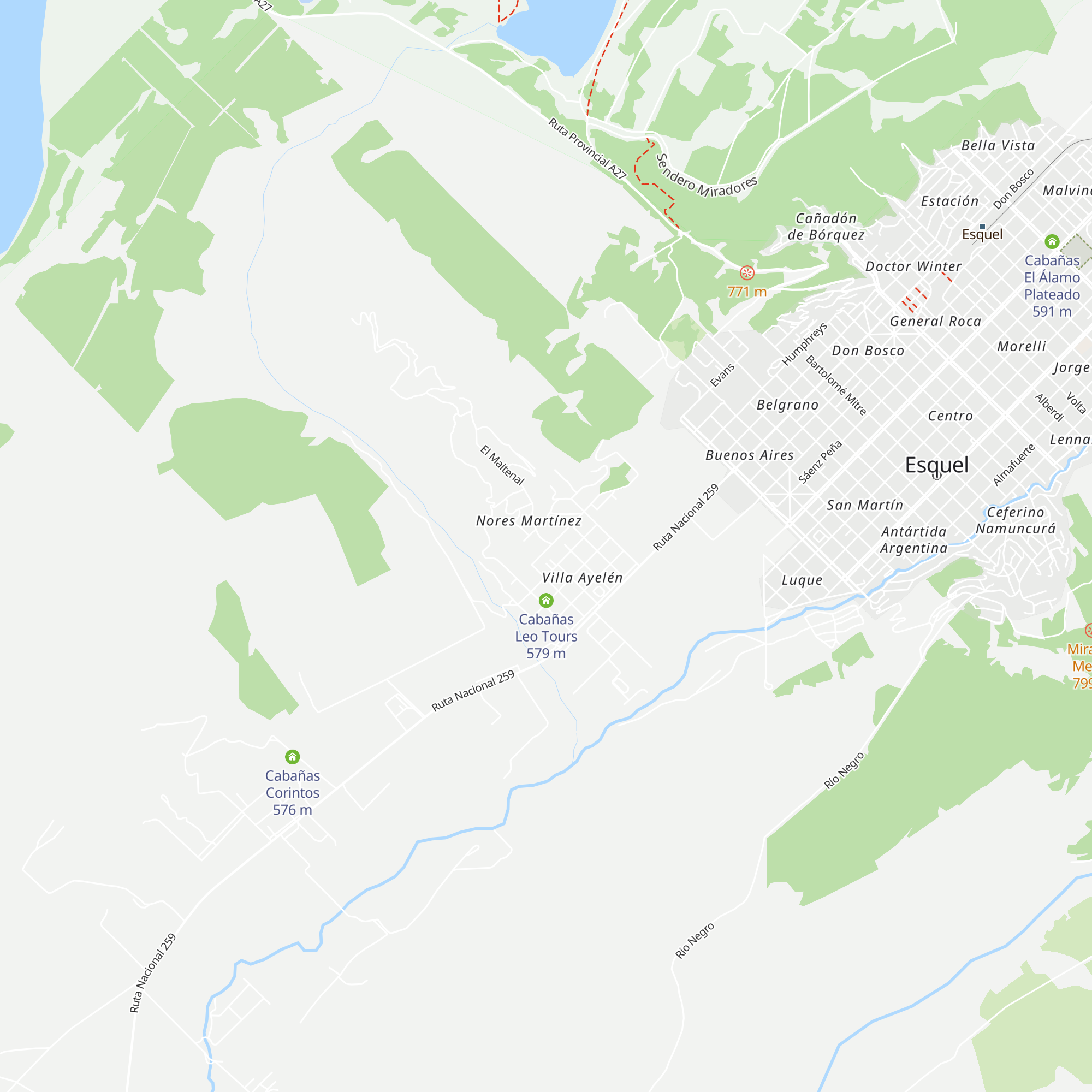 Cabañas Campiña Lituana Olgbrun map