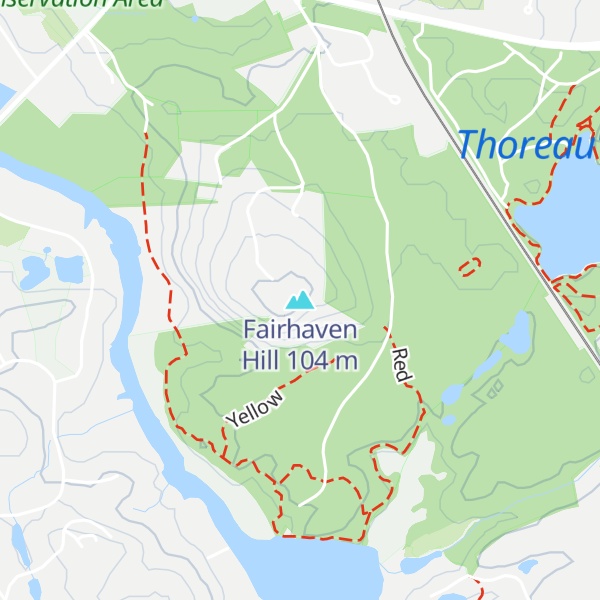 Map of Fairhaven Hill