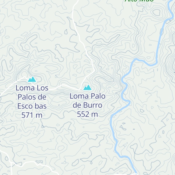 Map of Loma Palo de Burro