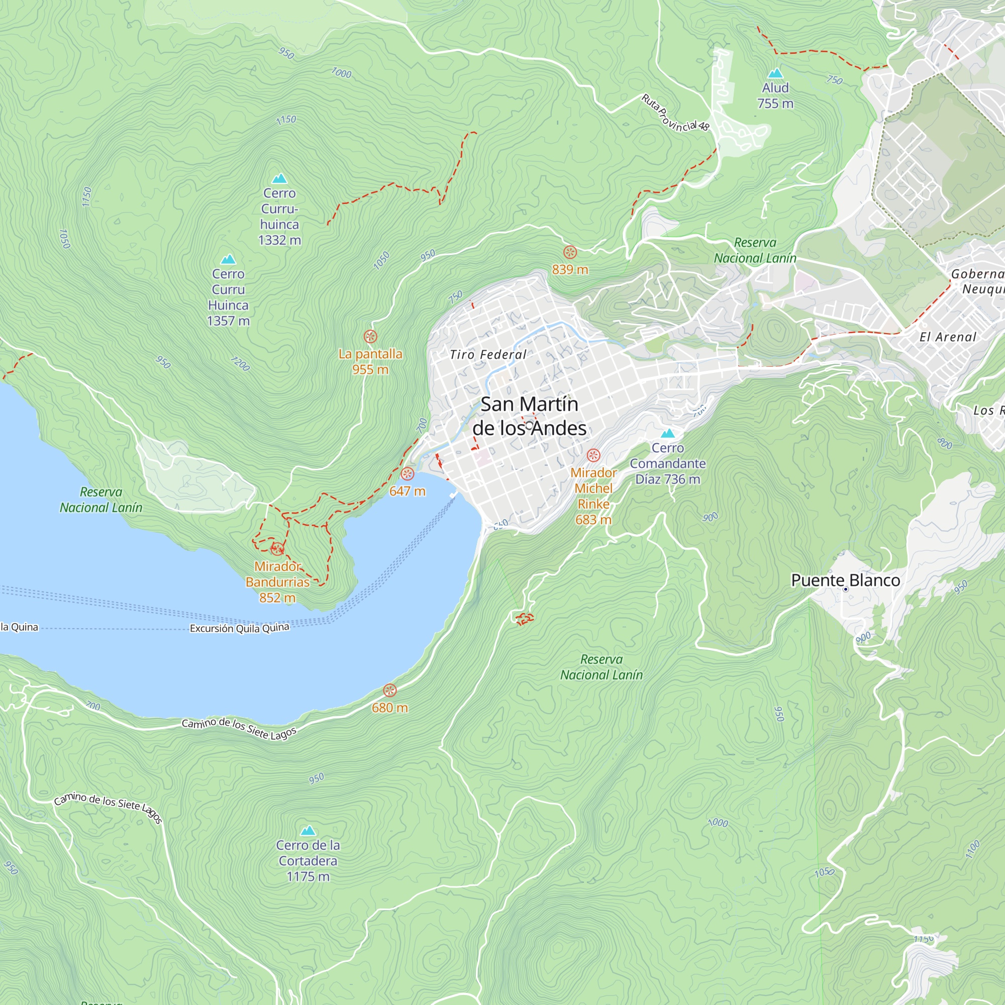 Cabañas Catalanas map