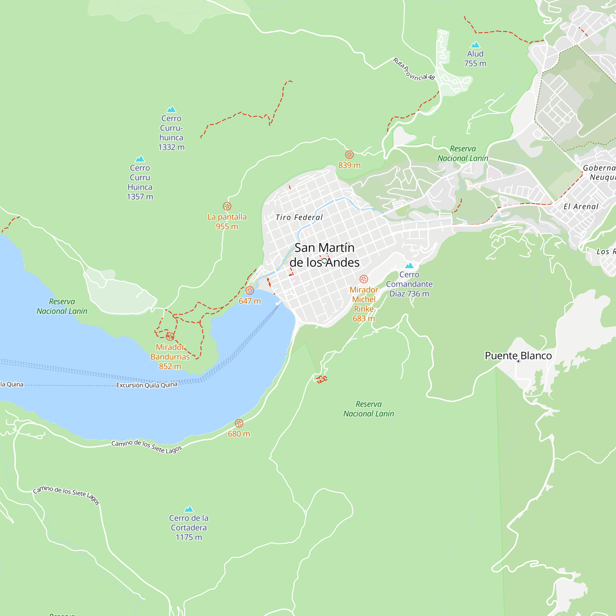 Cabañas Catalanas map