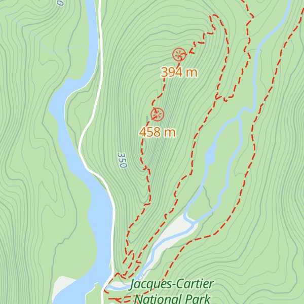 Map of Montagne de l'Épaule