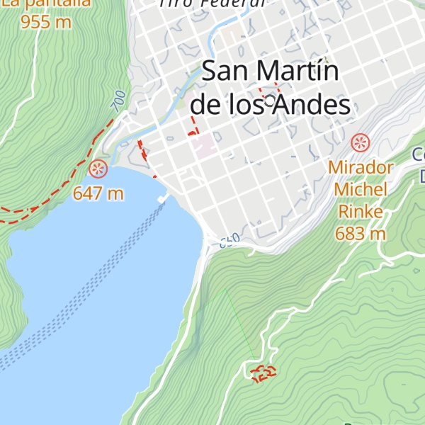 Map of Cabañas del Chapelco