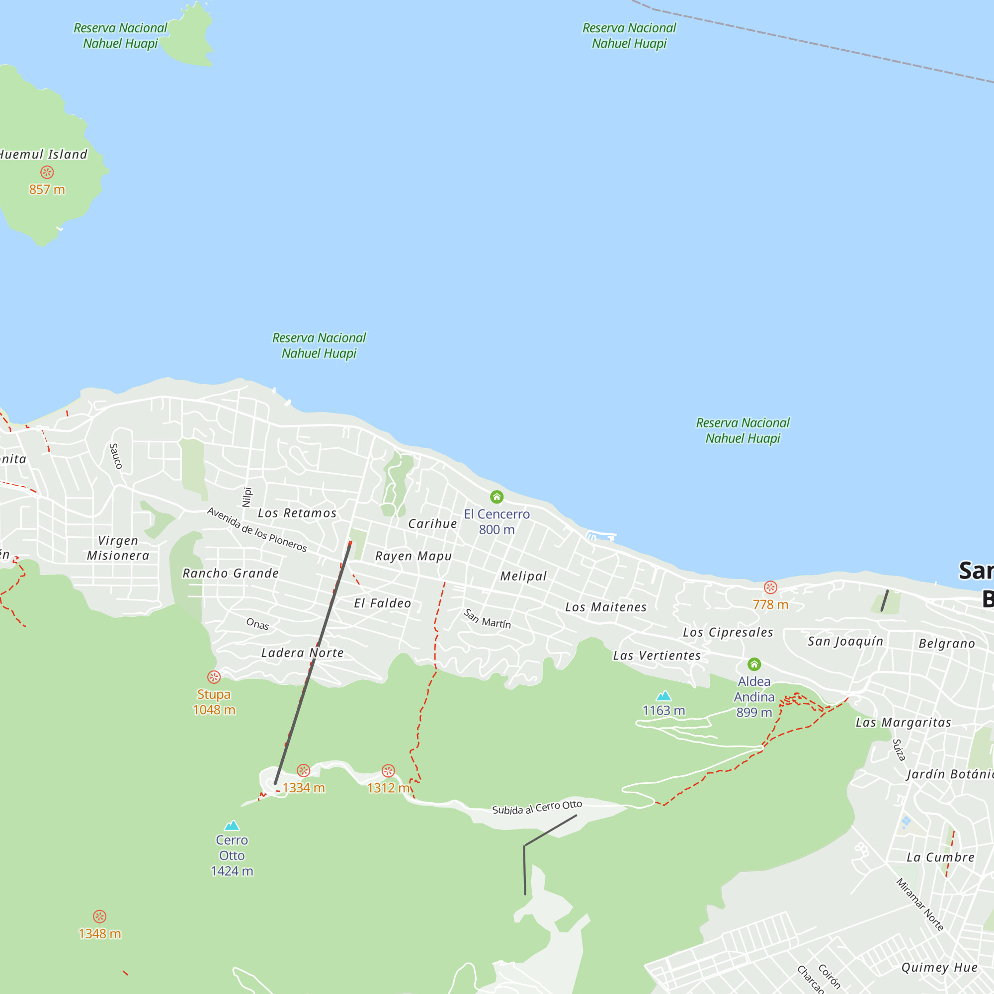 El Cencerro map
